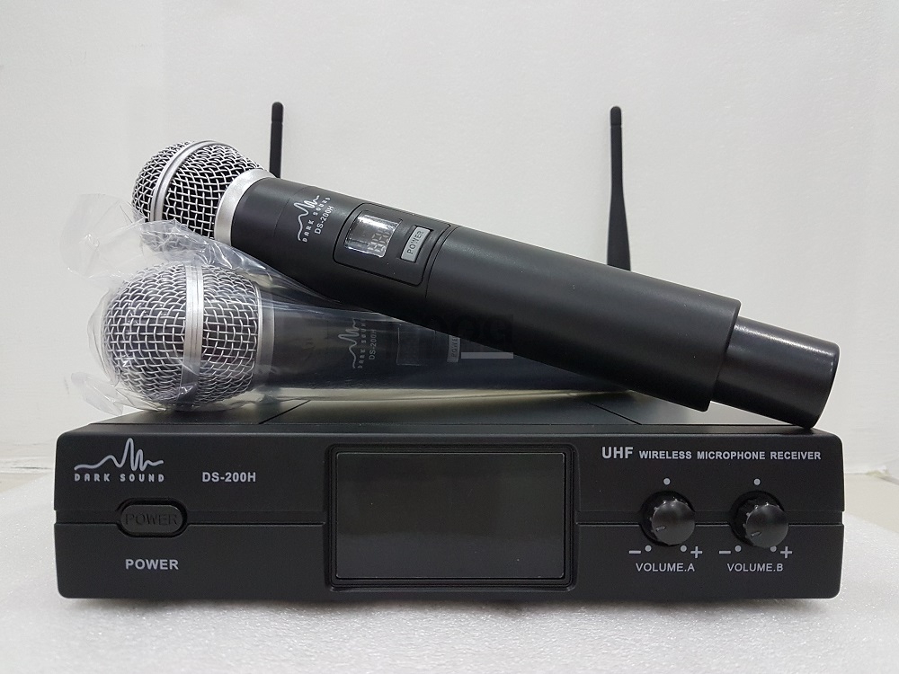 dark sound ds-200h çift el telsiz mikrofon