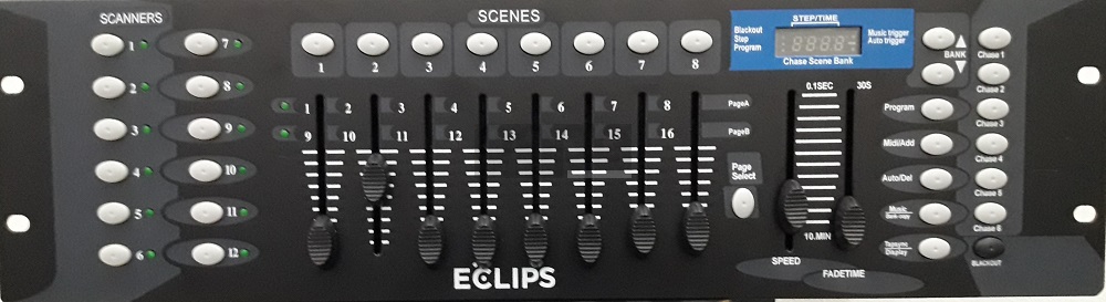 ECLİPS CLUP-12 DMX CONTROLLER IŞIK MASASI